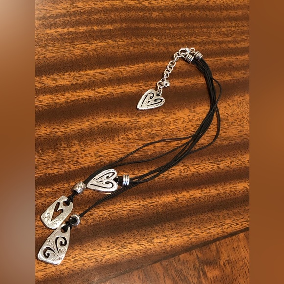 NWOT Brighton BRAZILIAN multi strand heart charm necklace - Picture 3 of 9